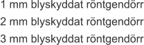 1 mm blyskyddat röntgendörr 2 mm blyskyddat röntgendörr 3 mm blyskyddat röntgendörr