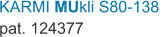 KARMI MUkli S80-138  pat. 124377