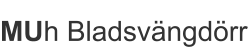 MUh Bladsvängdörr